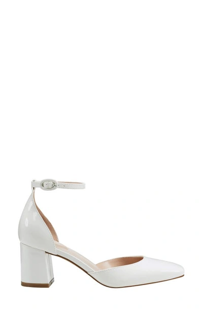Bandolino Women's Lets Add Square Toe Block Heel Ankle Strap Pumps In Ivo01