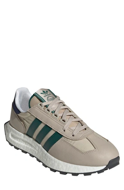 Shop Adidas Originals Retropy E5 Sneaker In Beige/ Green/ Dark Blue