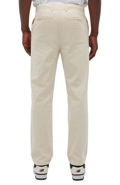 Shop Bench Tonman Relaxed Pleated Trousers In White Asparagus