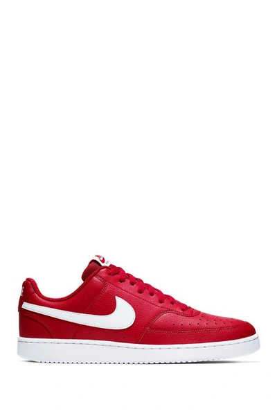 Shop Nike Court Vision Low Sneaker In 600 Gymred/white
