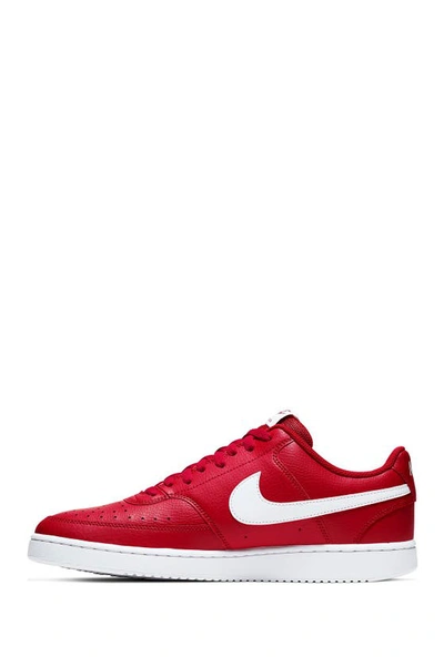 Shop Nike Court Vision Low Sneaker In 600 Gymred/white