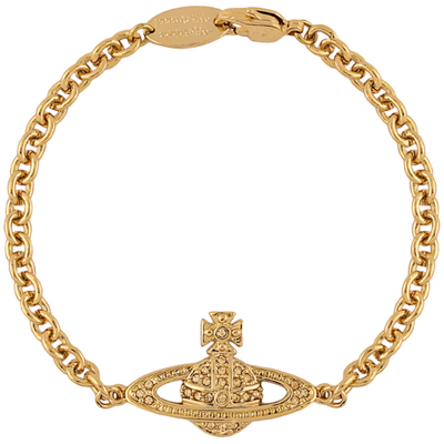 Shop Vivienne Westwood Mini Orb Bracelet Gold
