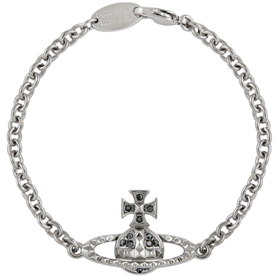 Shop Vivienne Westwood Mayfair Relief Bracelet Silver