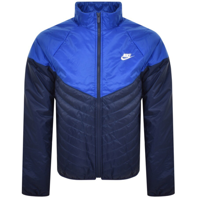 Shop Nike Midweight Puffer Jacket Blue
