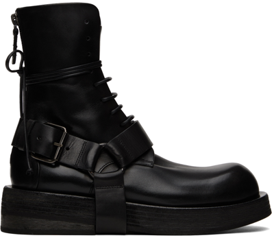 Shop Marsèll Black Musona Boots In 666 Black