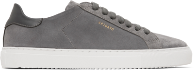 Shop Axel Arigato Gray Clean 90 Sneakers In Dark Grey