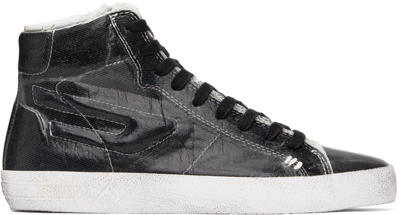 Shop Diesel Black S-leroji Sneakers In H0144