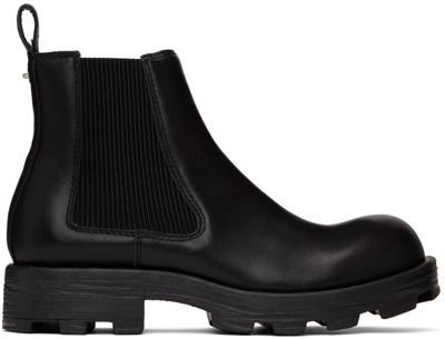 Shop Diesel Black D-hammer Lch Chelsea Boots In T8013