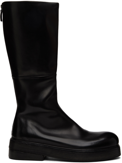 Shop Marsèll Black Zuccolona Boots