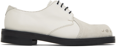 Shop Andersson Bell White & Gray Leuchars Derbys In White White