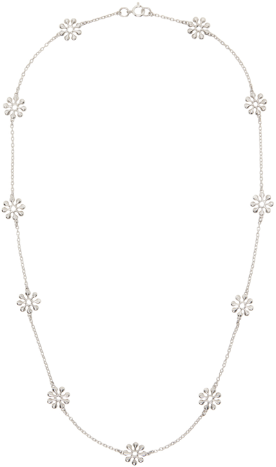Shop Maple Silver Orbit Chain Necklace In Silver 925