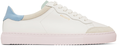 Shop Axel Arigato White & Pink Clean 180 Sneakers In White/pink