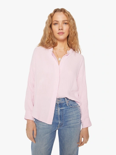 Shop Xirena Presley Shirt Thistle (also In Xs, S,l, Xl) In Baby Pink