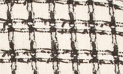 Alexia Admor Double Breasted Tweed Jacket In Ivory Check
