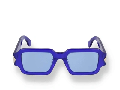 Shop Marcelo Burlon County Of Milan Sunglasses In Blue