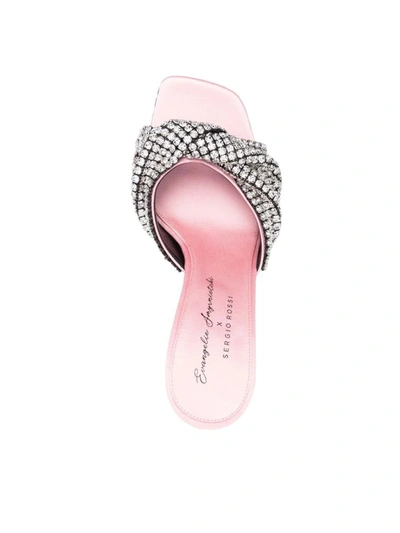 Sergio Rossi Pumps In Pink &amp; Purple