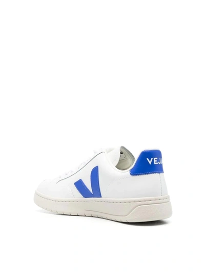 Shop Veja V12 Leather Sneakers Shoes In White