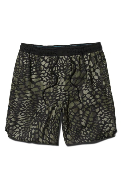 Shop Stance Complex Hybrid Shorts In Dark Green