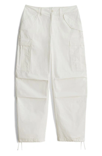 Shop Rag & Bone Porter Cotton Cargo Pants In White
