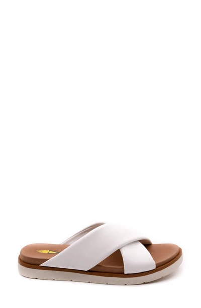 Shop Volatile Aushan Slide Sandal In White