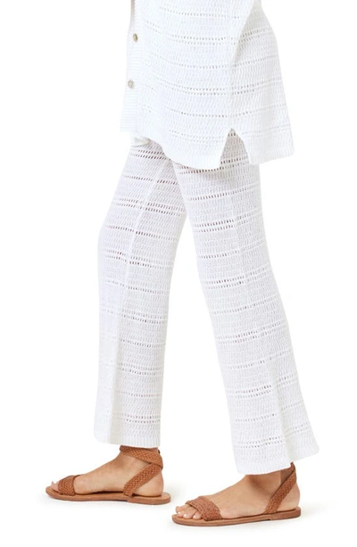 Shop L*space Marbella Open Stitch Cover-up Pants In White
