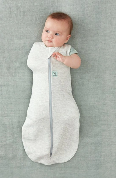 Shop Ergopouch 0.2 Tog Organic Cotton Cocoon Swaddle Sack In Gray Marle