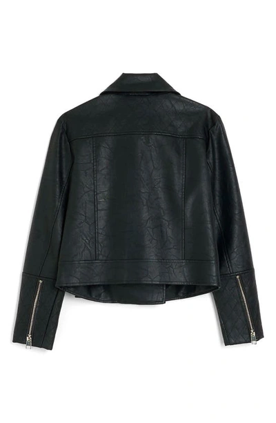 River Island Core Biker Jacket In Black