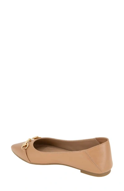 Shop Bcbgeneration Kori Flat In Tan