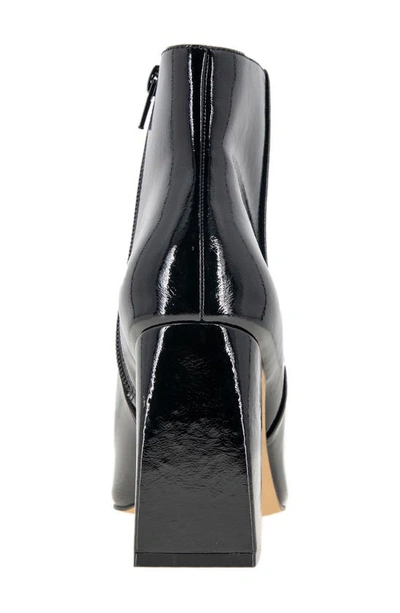 Shop Bcbgeneration Briel Pointy Toe Bootie In Black Patent