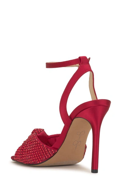 Shop Jessica Simpson Ohela Ankle Strap Sandal In Red Muse