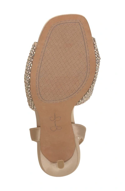 Jessica Simpson Ohela Ankle Strap Sandal In Champagne