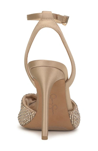 Jessica Simpson Ohela Ankle Strap Sandal In Champagne