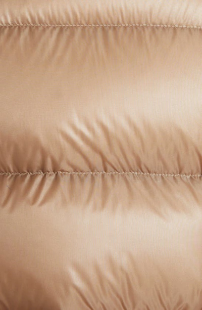 Moncler Cochevis Short Down Jacket In Brown