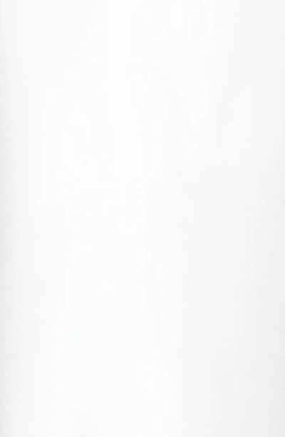 Area White Crystal Bow V-neck T-shirt Minidress In White
