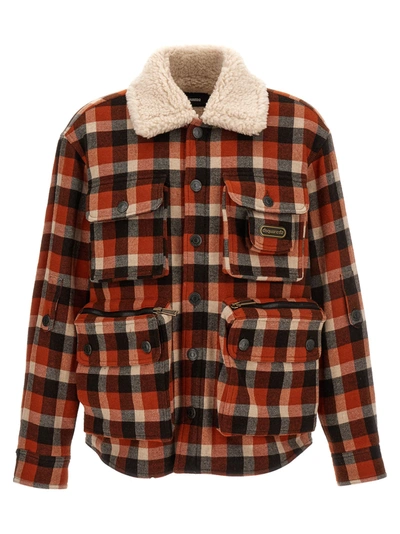 Dsquared2 Americana Field Jacket Jacket In Multicolor