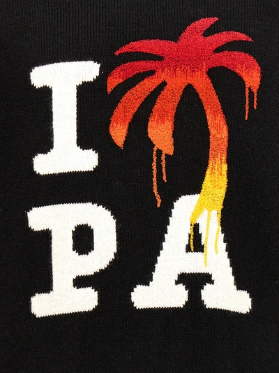 Shop Palm Angels I Love Pa Sweater, Cardigans In Black