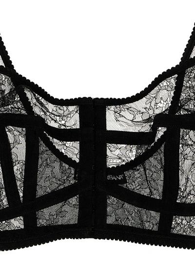 Shop Dolce & Gabbana Lace Bra Underwear, Body In Black