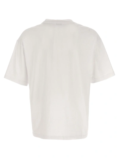 Shop Kiton Logo Embroidery T-shirt In White