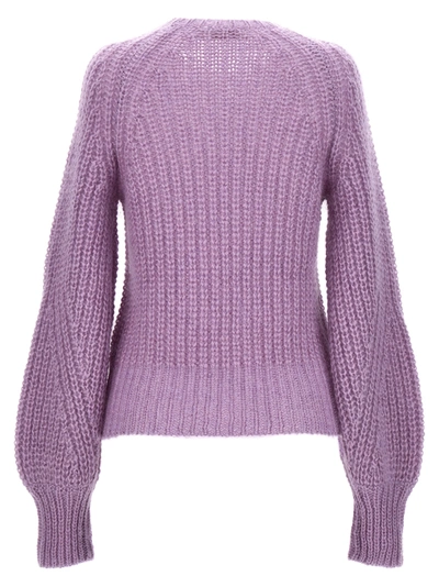 Shop Zimmermann Mohair Blend Sweater Sweater, Cardigans Purple
