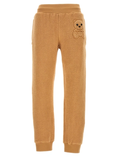 Shop Moschino Orsetto Pants Beige
