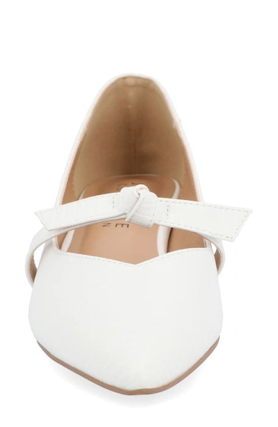 Shop Journee Collection Cait Mary Jane Pump In White