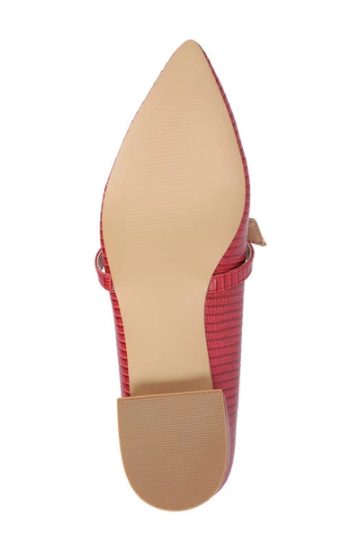 Journee Collection Cait Mary Jane Pump In Red