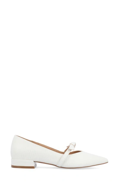 Shop Journee Collection Cait Mary Jane Pump In White