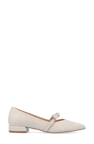 Shop Journee Collection Cait Mary Jane Pump In Taupe