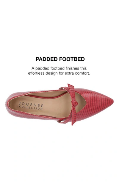 Journee Collection Cait Mary Jane Pump In Red