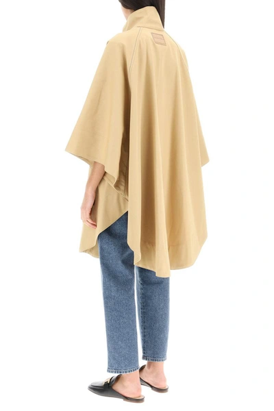 Shop See By Chloé See By Chloe Organic Cotton Cape In Beige