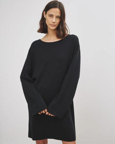 Shop Nili Lotan Alisaie Knit Dress In Black