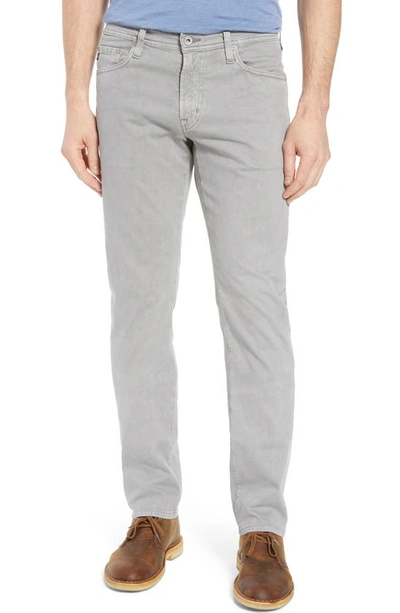 Shop Ag Graduate Sud Straight Leg Pants In Sulfur Platinum