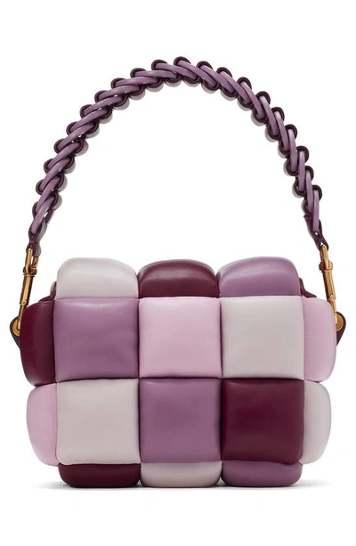 Shop Kate Spade Boxxy Smooth Leather Large Crossbody Bag In Purple Agate Multi