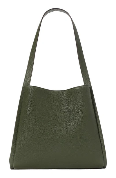 Shop Kate Spade Knott Large Leather Shoulder Bag In Bonsai Tree